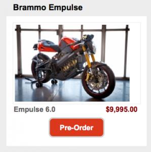 Brammo electric motorcycle