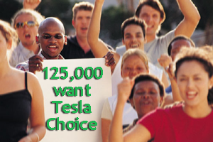 EV Politics 125,000 Support Tesla Direct Sales